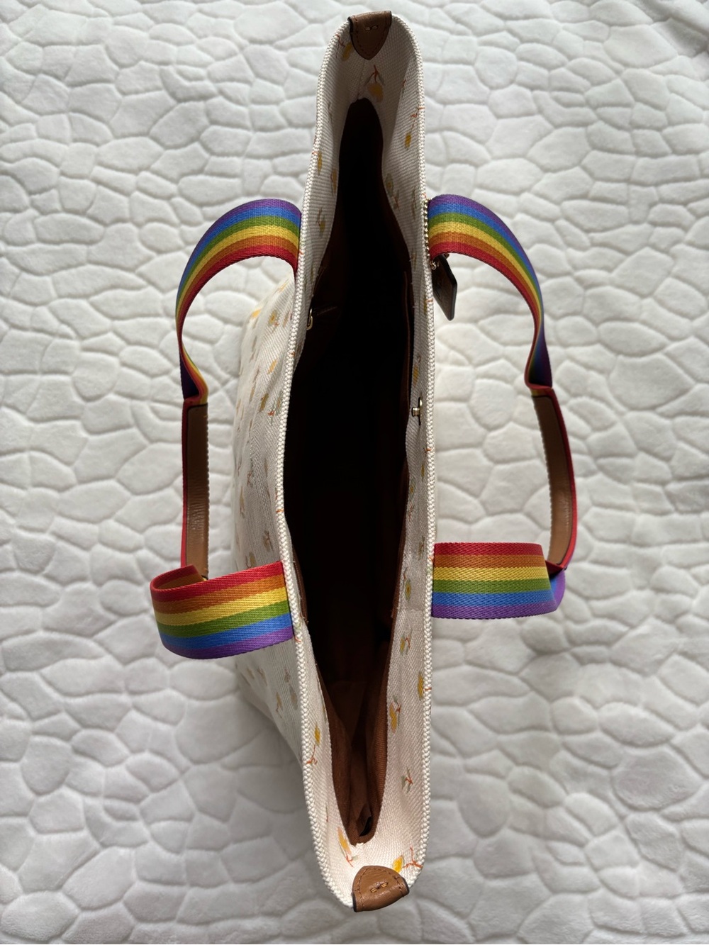 Coach Tote With Rainbow Roller Skate Graphic C4099 Pride Collection - Picture 6 of 15